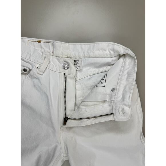 Vintage ‘94 Levi's 512 Jeans Womens 7 White Slim Fit Tapered Leg 90s Made in USA - Picture 7 of 16